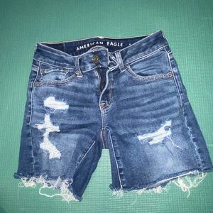 American eagle jean shorts -stretchy & size 2